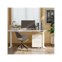 FlexiSpot Standing Desks<E7 55"W Electric Adjustable Standing Desk, (E7WR5528W)