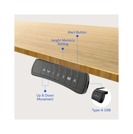 FlexiSpot Standing Desks<E7 76"W Electric L-Shaped Adjustable Top Standing Desk, White (E7LW557624BAM)