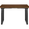 FlexiSpot Standing Desks<E7Q 60"W Electric Adjustable Standing Desk, Black Walnut/Black (E7QB6030-BW)