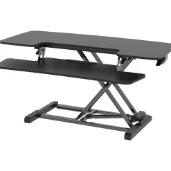 FlexiSpot Standing Desks<M7 Series 40"W Manual Rectangular Adjustable Standing Desk Converter, Black (M7-E-40B)