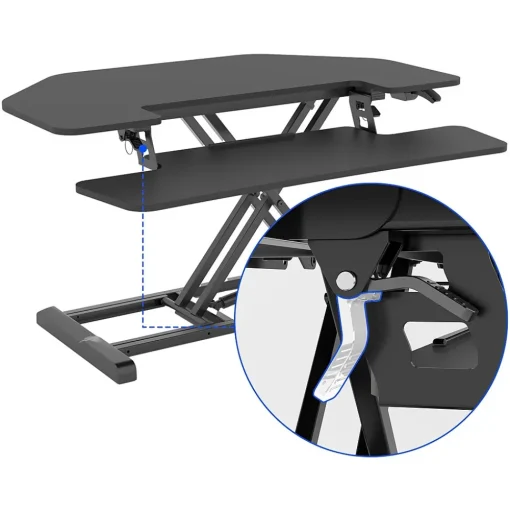 FlexiSpot Standing Desks<M7 Series 36"W Manual Adjustable Standing Desk Converter, Black (M7-E-36C)