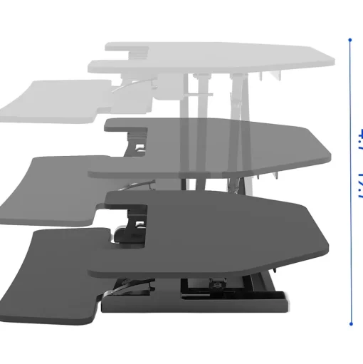 FlexiSpot Standing Desks<M7 Series 36"W Manual Adjustable Standing Desk Converter, Black (M7-E-36C)
