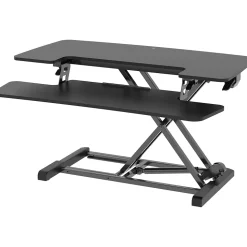 FlexiSpot Standing Desks<M7 Series 35"W Manual Rectangular Adjustable Standing Desk Converter, Black (M7-E-35B)
