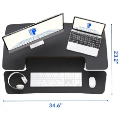 FlexiSpot Standing Desks<M7 Series 35"W Manual Rectangular Adjustable Standing Desk Converter, Black (M7-E-35B)