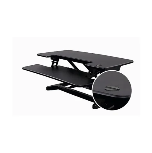 FlexiSpot Standing Desks<36"W Electric Standing Desk Converter, Black (EM7MB)