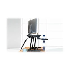 FlexiSpot Standing Desks<36"W Electric Standing Desk Converter, Black (EM7MB)