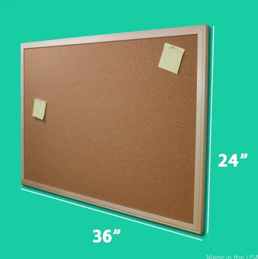 Flipside Bulletin<24" x 36" Bulletin Board, Wood Framed (FLP10300)