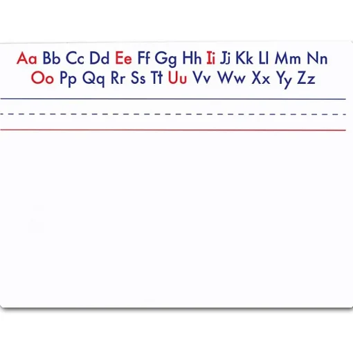 Flipside Dry Erase<Alphabet Magnetic Dry-Erase Board, Multi-Grade (11278)