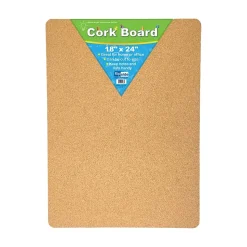Flipside Bulletin<Cork Bulletin Board, 2' x 1.5', 5/Carton (10086)