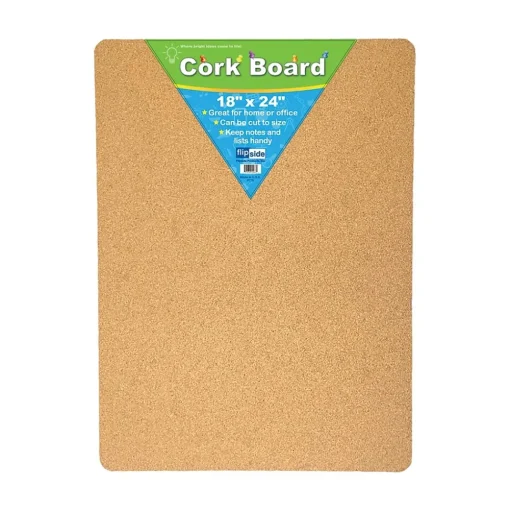 Flipside Bulletin<Cork Bulletin Board, 2' x 1.5', 5/Carton (10086)