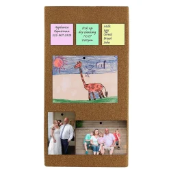 Flipside Bulletin<Cork Panel, 36" x 16", Brown, 3/Carton (37016-3)