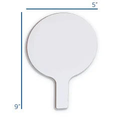 Flipside Dry Erase<Dry Erase Answer Paddle, 9" x 5", 2/Bundle (10036)