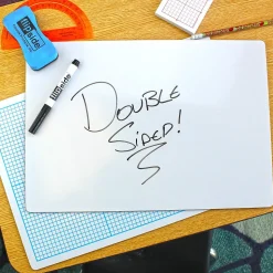 Flipside Dry Erase<Dry Erase Base Ten Grid Boards, 12/Pack (11261)