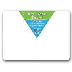 Flipside Dry Erase<Dry Erase Board, 24" x 36", 2/Pack (FLP10088BN)