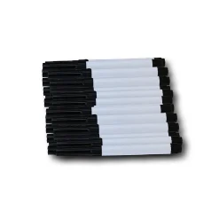 Flipside Dry Erase<Dry-Erase Marker, Fine Point, Black, 24/Carton (32008)