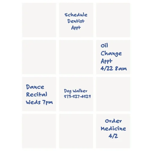 Flipside Dry Erase<Dry-Erase Sticky Note, 5" x 5", Dozen (91155)