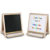 Flipside Dry Erase<Dry-Erase Two-Sided Easel, Wood Frame, 19.5" x 18" (17406)
