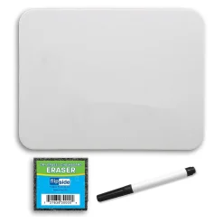 Flipside Dry Erase<Magnetic Class Pack Dry-Erase Whiteboard, 9" x 12" (FLP21004)