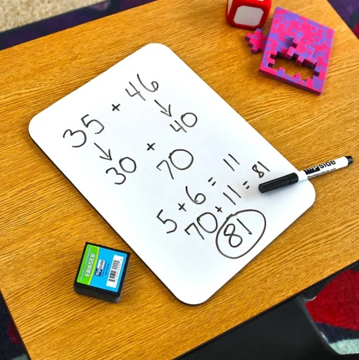 Flipside Dry Erase<Magnetic Class Pack Dry-Erase Whiteboard, 9" x 12" (FLP21004)