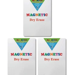 Flipside Dry Erase<Magnetic Dry-Erase Whiteboard, 9" x 12", 3/Bundle (FLP10025-3)