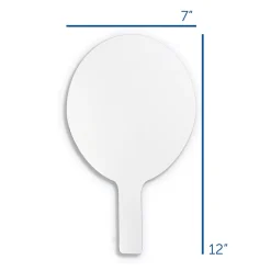 Flipside Dry Erase<Oval Dry-Erase Answer Paddles, Pens, and Erasers Class Pack, 36/Set (19232)