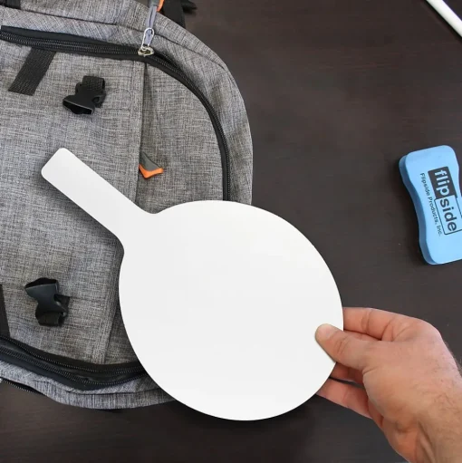 Flipside Dry Erase<Oval Dry-Erase Paddle, Eraser, and Pen Class Pack, 36/Set (11232)