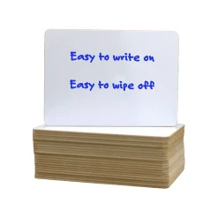 Flipside Dry Erase<24-Piece White Dry-Erase Board Set, Mobile, 9.5" x 12", Multi-Grade (12064)