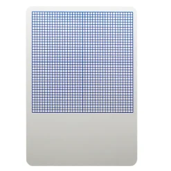 Flipside Dry Erase<Products 0.25" Graph Dry Erase Board, 11" x 16", Pack of 3 (FLP11161-3)