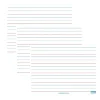 Flipside Dry Erase<Products Magnetic Dry-Erase Whiteboard, Two-Sided Ruled/Blank, 9" x 12", Pack of 3 (FLP10076-3)