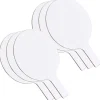Flipside Dry Erase<Products Oval Dry Erase Answer Paddles, 7" x 12", Pack of 6 (FLP10032-6)