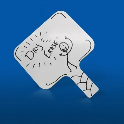 Flipside Dry Erase<Rectangular Dry-Erase Writing Paddle, 24/Set (10040)