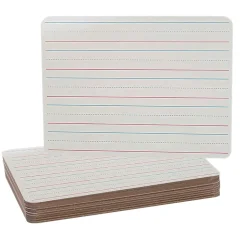 Flipside Dry Erase<Ruled Double-Sided Dry-Erase Whiteboard, 9" x 12" (FLP10134)