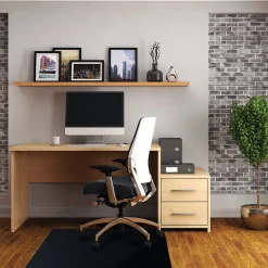 Floortex Chair Mats<Advantagemat Hard Floor Chair Mat, 48" x 60", Black Vinyl (FR124860HEBV)