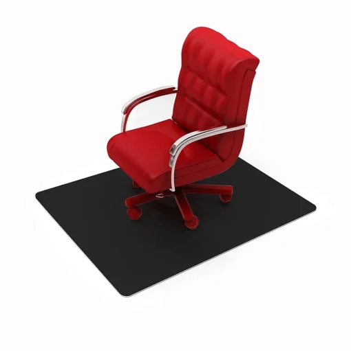 Floortex Chair Mats<Advantagemat Hard Floor Chair Mat, 48" x 60", Black Vinyl (FR124860HEBV)