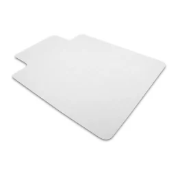Floortex Chair Mats<Cleartex Unomat Carpet & Hard Floor Chair Mat with Lip, 35" x 47", Low-Pile, Clear (128920LRA)