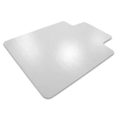 Floortex Chair Mats<Computex Advantagemat Carpet Chair Mat with Lip, 36" x 48", Designed for Medium-Pile Carpet, Clear PVC (319226LV)