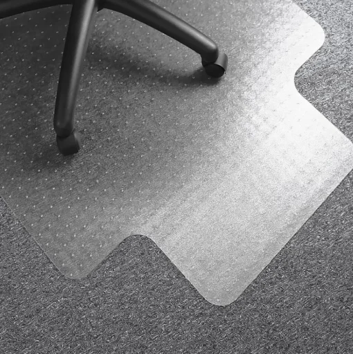 Floortex Chair Mats<Computex Advantagemat Carpet Chair Mat with Lip, 36" x 48", Designed for Medium-Pile Carpet, Clear PVC (319226LV)