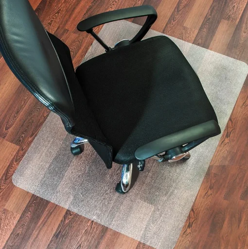 Floortex Chair Mats<Evolutionmat Hard Floor Chair Mat, 36" x 48", Clear Enhanced Polymer (FCECO123648EP)