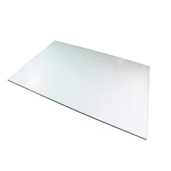 Floortex Chair Mats<Glaciermat Carpet & Hard Floor Chair Mat, 36" x 42", Crystal Clear Glass (FC123642EG)
