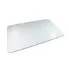 Floortex Chair Mats<Glaciermat Carpet & Hard Floor Chair Mat, 36" x 40", Crystal Clear Glass (NCCMFLGL0012)