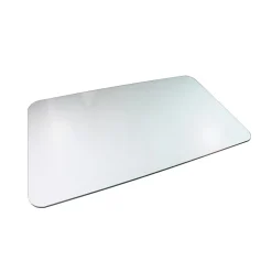 Floortex Chair Mats<Glaciermat Carpet & Hard Floor Chair Mat, 36" x 40", Crystal Clear Glass (NCCMFLGL0012)