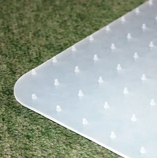 Floortex Chair Mats<Revolutionmat Carpet Chair Mat, 46" x 57", Designed for Low-Pile Carpet, Translucent Polypropylene (NCMFLLGC0004)