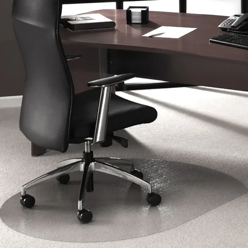 Floortex Chair Mats<Ultimat Carpet Chair Mat, 39 x 49", Designed for Low/Medium-Pile Carpet, Clear Polycarbonate (119923SR)