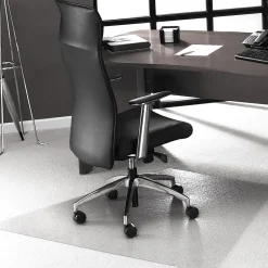 Floortex Chair Mats<Ultimat Carpet Chair Mat, 48" x 60", Designed for Low/Medium-Pile Carpet, Clear Polycarbonate (1115023TR)