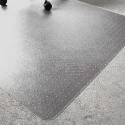 Floortex Chair Mats<Ultimat Carpet Chair Mat, 48" x 60", Designed for Low/Medium-Pile Carpet, Clear Polycarbonate (1115023TR)