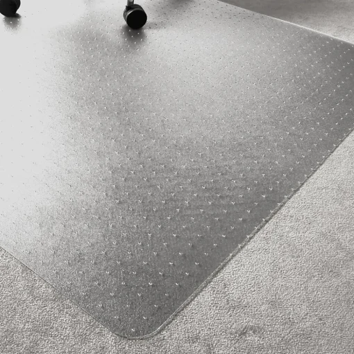 Floortex Chair Mats<Ultimat Carpet Chair Mat, 48" x 60", Designed for Low/Medium-Pile Carpet, Clear Polycarbonate (1115023TR)