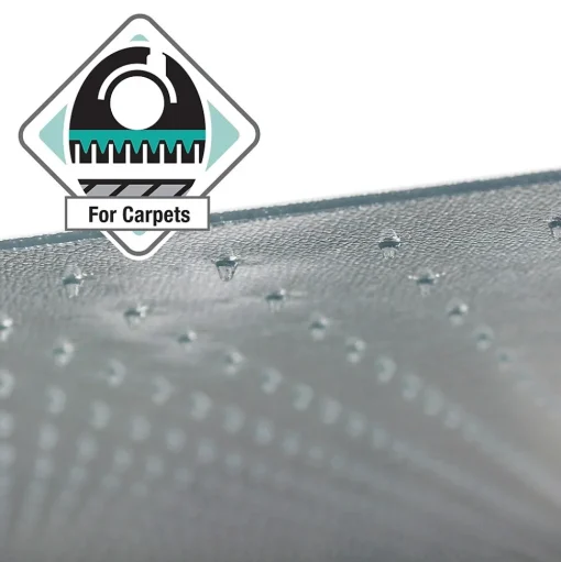 Floortex Chair Mats<Ultimat Carpet Chair Mat, 48" x 60", Designed for Low/Medium-Pile Carpet, Clear Polycarbonate (1115023TR)