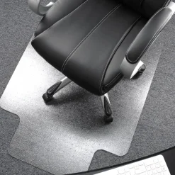Floortex Chair Mats<Ultimat Carpet Chair Mat with Lip, 48" x 60", Designed for Medium-Pile Carpet, Clear Polycarbonate (1115227LR)