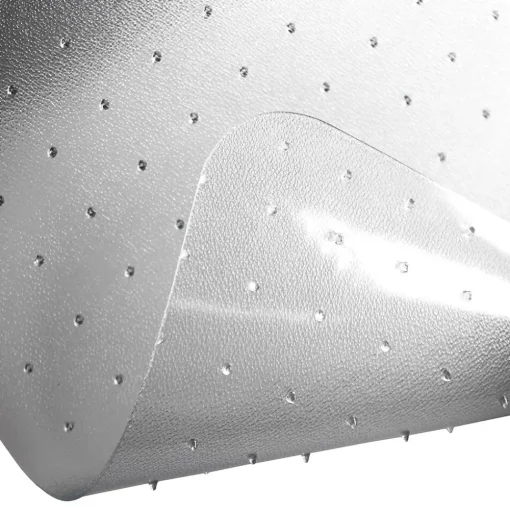 Floortex Chair Mats<Ultimat Carpet Chair Mat with Lip, 48" x 60", Designed for Medium-Pile Carpet, Clear Polycarbonate (1115227LR)