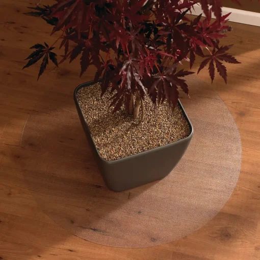 Floortex Chair Mats<Ultimat Floor Mat, 36" Diameter, Designed for Medium-Pile Carpet, Clear Polycarbonate (129020RR)